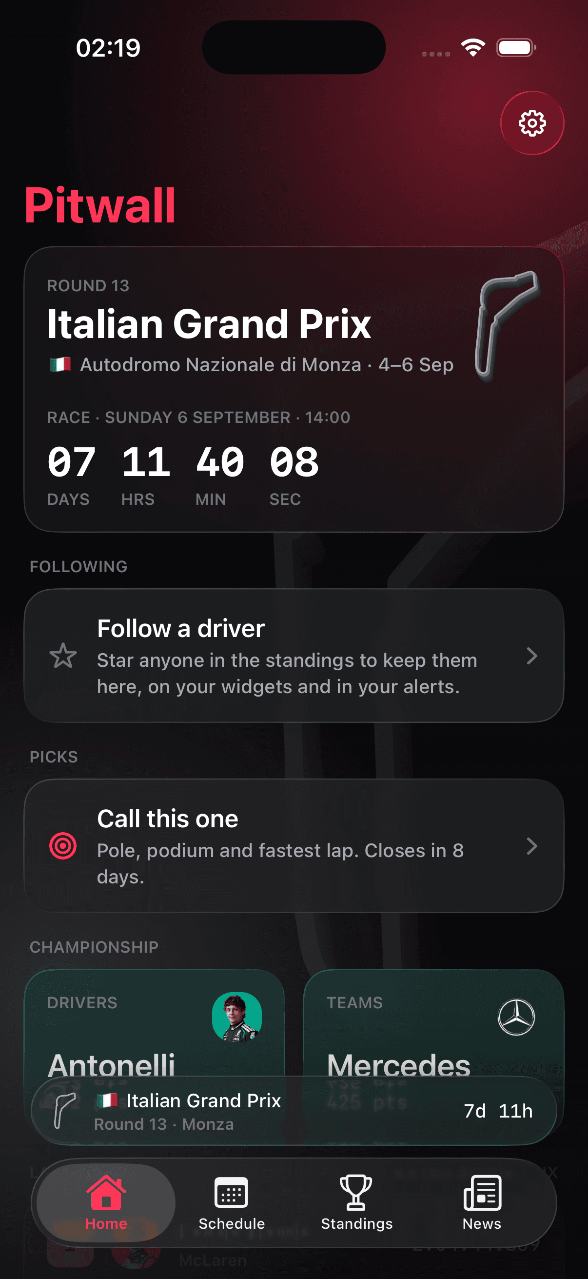 Pitwall screenshot